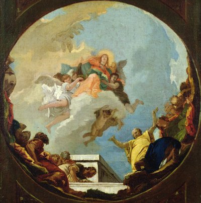 Jomfruens antagelse af Giovanni Battista Tiepolo